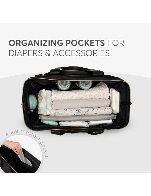 Kikkaboo Nappy Bag, Maxi Black product photo View 06 L