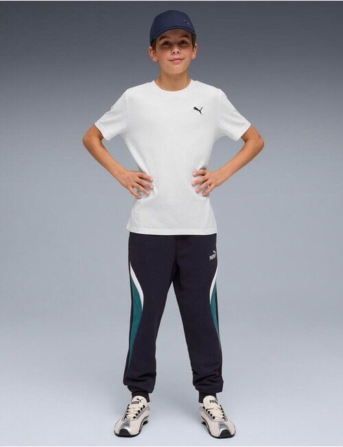 Puma Block Trackpant, Navy product photo View 03 L