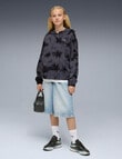 Puma Tie Dye Hoodie, Black product photo View 02 S