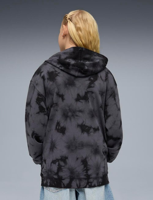 Puma Tie Dye Hoodie, Black product photo View 03 L