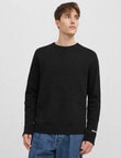 Jack & Jones Norrebro Crew Knit, Black product photo