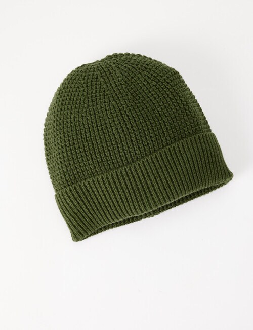 Gasoline Waffle Beanie, Khaki product photo