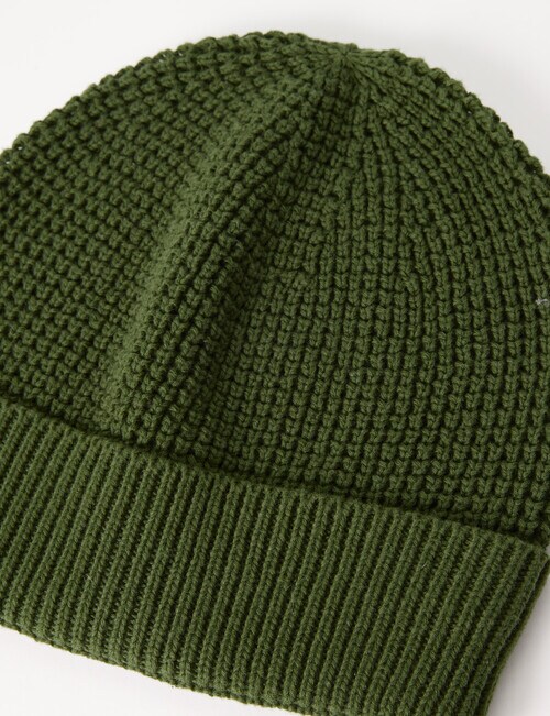 Gasoline Waffle Beanie, Khaki product photo View 02 L