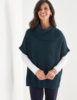 Ella J Merino Split Neck Jumper, Forest product photo