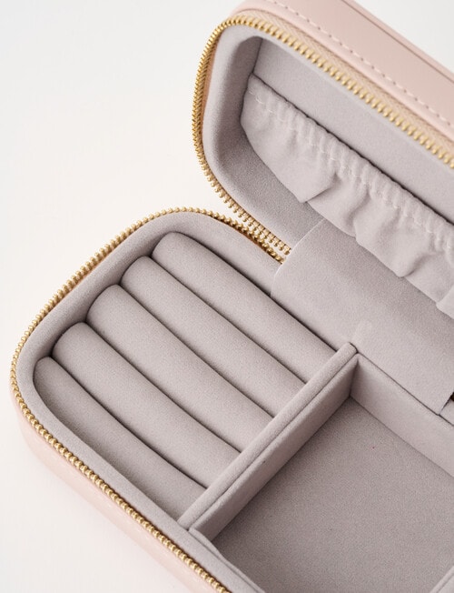 Boston + Bailey Small Rectangle Jewellery Box, Blush product photo View 05 L