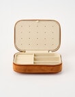 Boston + Bailey Large Velvet Jewellery Box, Ginger product photo View 04 S