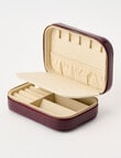 Boston + Bailey Large Faux Croc Jewellery Box, Cherry Lacquer product photo View 03 S