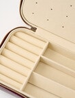 Boston + Bailey Large Faux Croc Jewellery Box, Cherry Lacquer product photo View 05 S