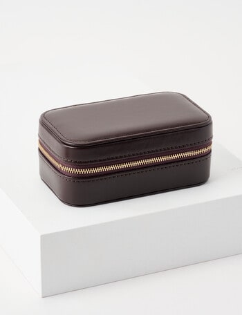 Boston + Bailey Small Rectangle Jewellery Box, Chocolate product photo