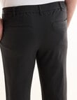 Chisel Elasticated Waist Chino Pants, Charcoal product photo View 05 S