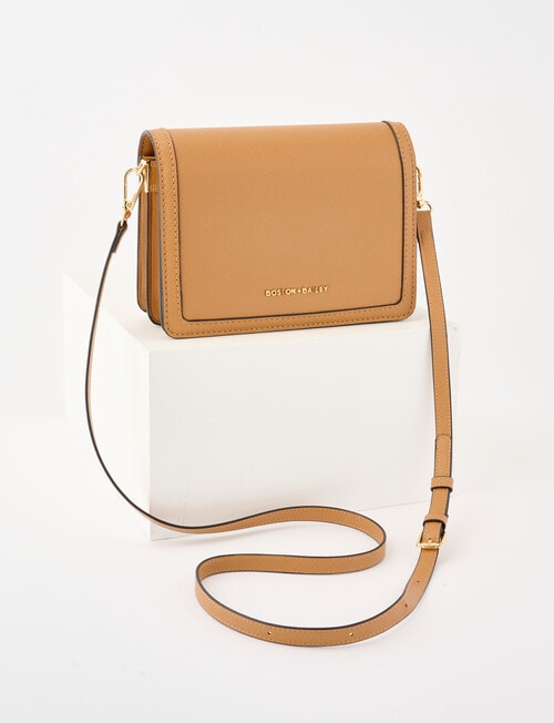 Boston + Bailey Flap Crossbody Bag, Tan product photo