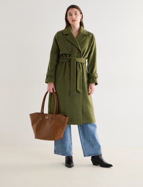 Whistle Slouch Tote Bag, Brown product photo