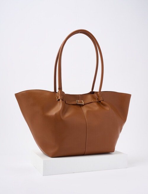Whistle Slouch Tote Bag, Brown product photo View 02 L