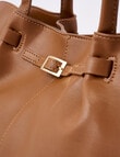 Whistle Slouch Tote Bag, Brown product photo View 06 S