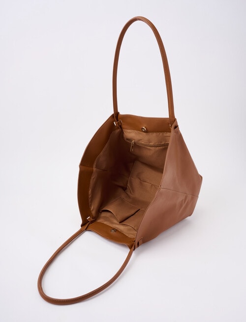 Whistle Slouch Tote Bag, Brown product photo View 07 L
