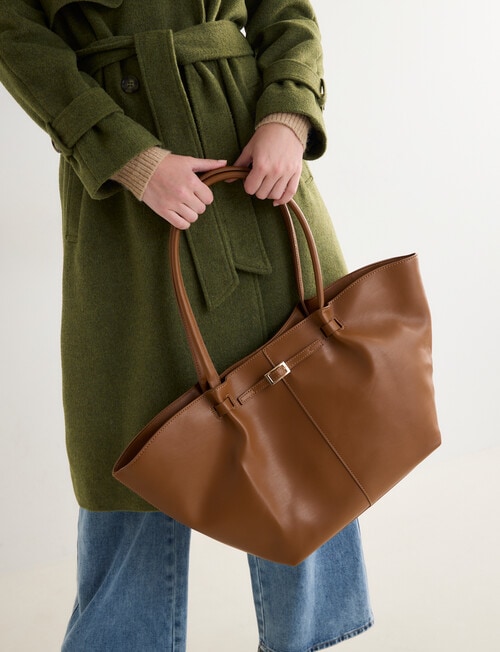 Whistle Slouch Tote Bag, Brown product photo View 08 L