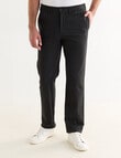 Chisel Elasticated Waist Chino Pants, Charcoal product photo