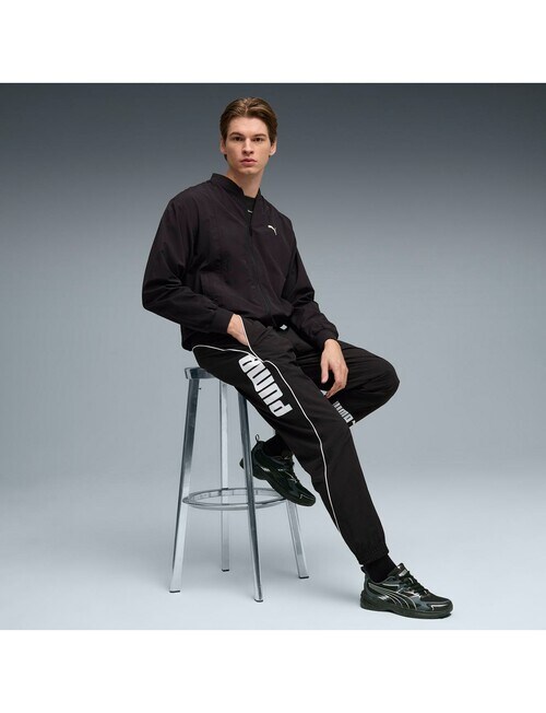 Puma Woven Puma Track Sport Pants, Black product photo
