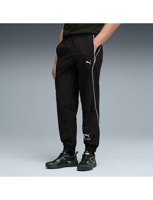 Puma Woven Puma Track Sport Pants, Black product photo View 02 L