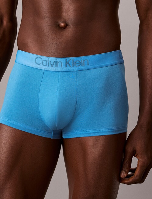 Calvin Klein Low Rise Trunk, 3-Pack, Speakeasy, Cendre Blue & Black product photo View 04 L
