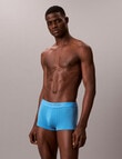 Calvin Klein Low Rise Trunk, 3-Pack, Speakeasy, Cendre Blue & Black product photo View 05 S