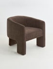 LUCA Furniture Parla Fabric Chair, Brown product photo