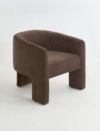 LUCA Furniture Parla Fabric Chair, Brown product photo