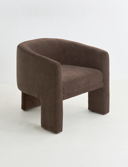 LUCA Furniture Parla Fabric Chair, Brown product photo
