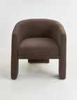 LUCA Furniture Parla Fabric Chair, Brown product photo View 02 S