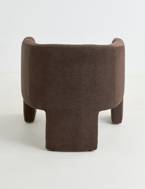 LUCA Furniture Parla Fabric Chair, Brown product photo View 03 L