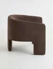 LUCA Furniture Parla Fabric Chair, Brown product photo View 04 S