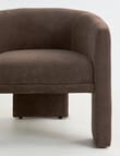 LUCA Furniture Parla Fabric Chair, Brown product photo View 05 S