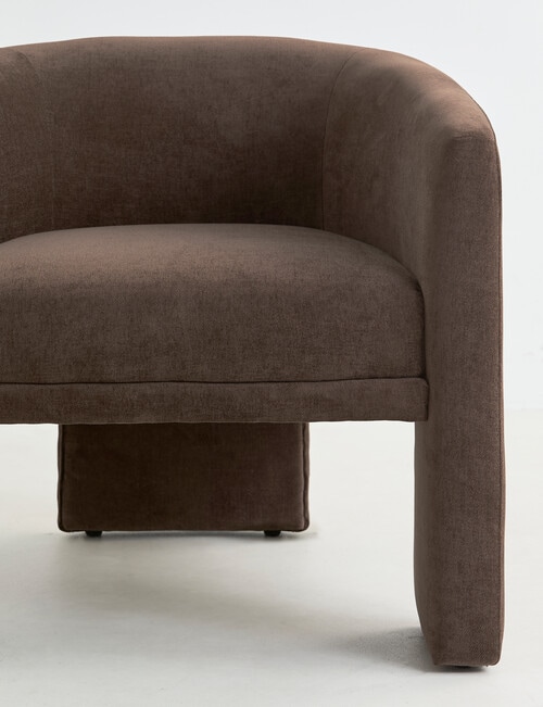 LUCA Furniture Parla Fabric Chair, Brown product photo View 05 L