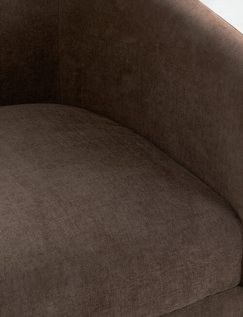 LUCA Furniture Parla Fabric Chair, Brown product photo View 06 L