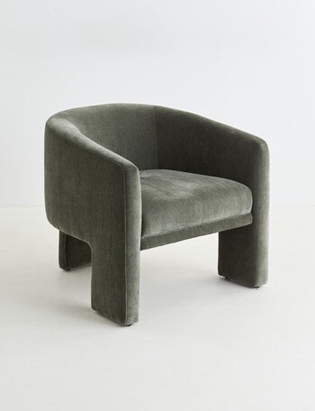 LUCA Furniture Parla Fabric Chair, Moss product photo