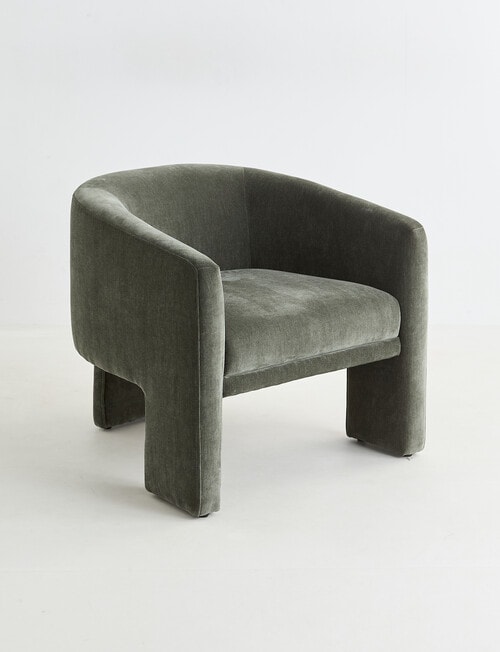 LUCA Furniture Parla Fabric Chair, Moss product photo