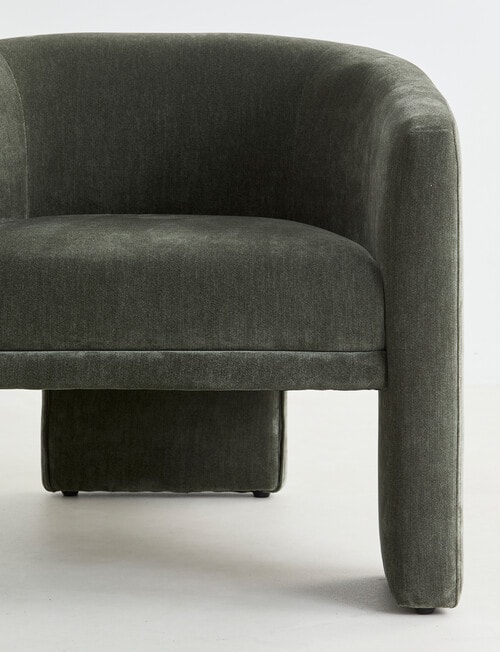 LUCA Furniture Parla Fabric Chair, Moss product photo View 05 L