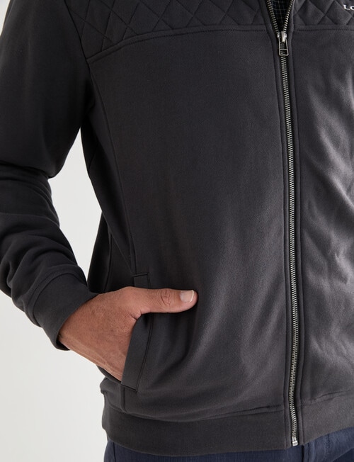 Logan Heath Fleece Sweatshirt, Charcoal product photo View 06 L