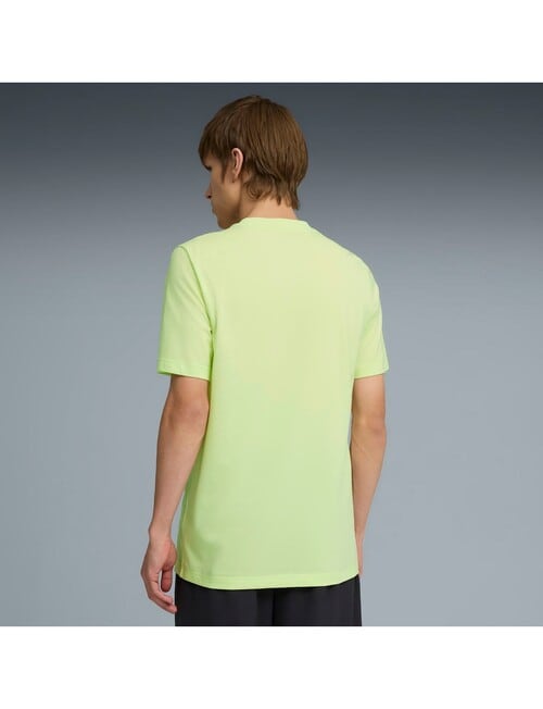 Puma Tad Big Logo Tee, Light Lime product photo View 02 L