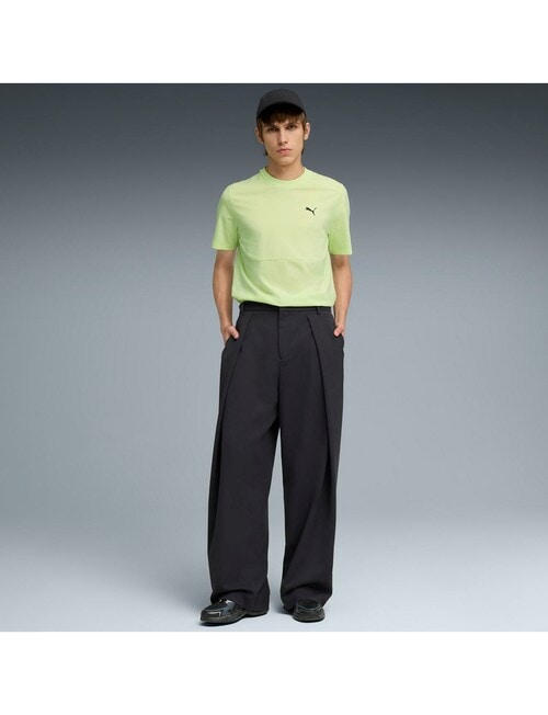 Puma Tad Big Logo Tee, Light Lime product photo View 03 L