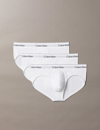 Calvin Klein Cotton Stretch Brief, 3-Pack, White product photo