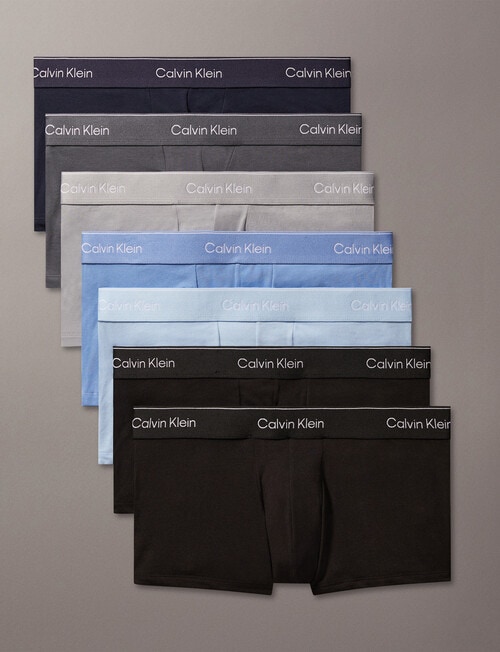 Calvin Klein Icon Cotton Stretch Trunk, 7-Pack, Black Mix product photo