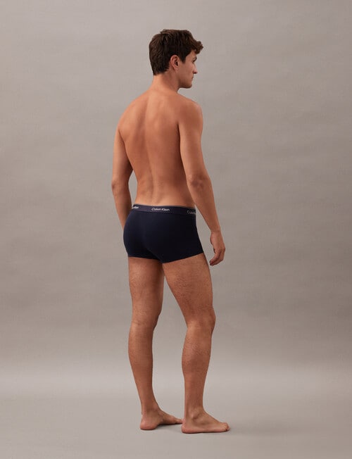 Calvin Klein Icon Cotton Stretch Trunk, 7-Pack, Black Mix product photo View 05 L