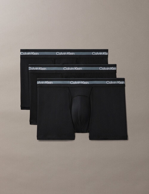 Calvin Klein Icon Active Mesh Trunk, 3-Pack, Black product photo