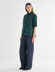 Jigsaw Barrow Puffer Vest, Forest Green product photo View 03 S