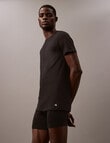 Calvin Klein Classic C-Neck Tee, 3-Pack, Black product photo View 04 S