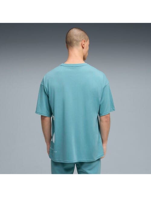 Puma Oversized Graphic Tee, Blue product photo View 02 L