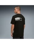 Puma Relaxed Puma Graphic Sport Tee, Black product photo View 03 S