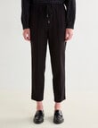 Jigsaw Twill Ponti Tapered Pant, Black product photo