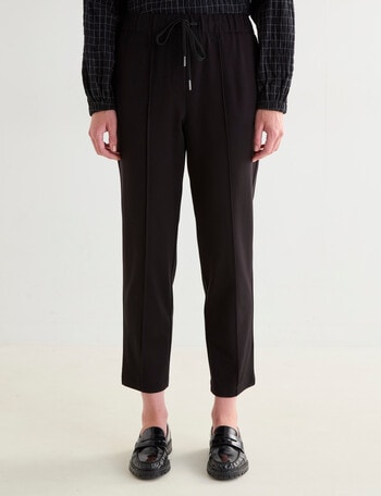 Jigsaw Twill Ponti Tapered Pant, Black product photo
